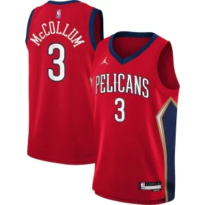 Robusto Duraturo Splendido C.J. McCollum New Orleans Pelicans Jordan Brand Youth Swingman Jersey Statement Edition Red