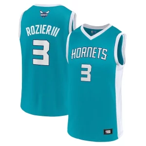 Cool Men's Terry Rozier Teal Charlotte Hornets Player Jersey