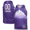 Gorgeous Incantevole Jordan Clarkson Utah Jazz Nike Youth 2024/25 Swingman Player Jersey City Edition Purple