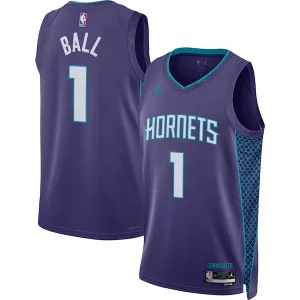 Fascinante Carino LaMelo Ball Charlotte Hornets Jordan Brand Unisex Swingman Jersey Statement Edition Purple