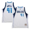 Classico Eccezionale Dirk Nowitzki Dallas Mavericks 2010/11 Hardwood Classics Swingman Jersey White
