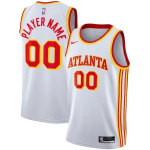 Sofisticato Attraente Versatile Atlanta Hawks Nike 2020/21 Swingman Custom Jersey Association Edition White
