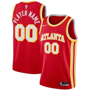 Versatile Atlanta Hawks Nike 2020/21 Swingman Custom Jersey Icon Edition Red