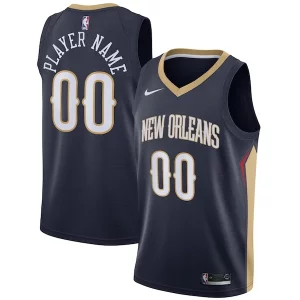 Trendy Fascinante New Orleans Pelicans Nike Swingman Custom Jersey Navy Icon Edition