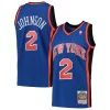 Incantevole Accattivante Larry Johnson New York Knicks 1998/99 Hardwood Classics Swingman Jersey Blue