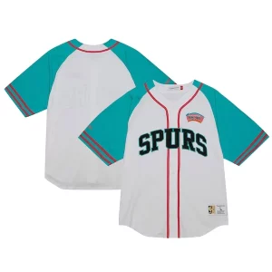 Duraturo Classico Gorgeous San Antonio Spurs Practice Day Baseball Jersey White