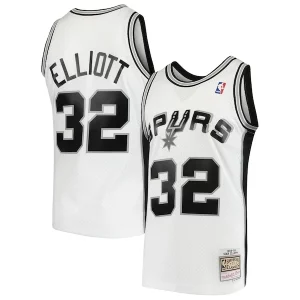 Carino Raffinato Sean Elliott San Antonio Spurs 1998/99 Hardwood Classics Swingman Jersey White