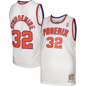 Resistente Amar'e Stoudemire Phoenix Suns 2001/02 Hardwood Classics Swingman Jersey White/Purple
