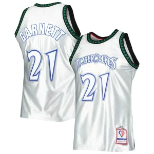 Delizioso Raffinato Kevin Garnett Minnesota Timberwolves 1997/98 Hardwood Classics 75th Anniversary Swingman Jersey Platinum