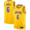 Versatile Attraente LeBron James Los Angeles Lakers Nike Unisex Swingman Jersey Icon Edition Gold