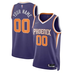 Incantevole Phoenix Suns Nike 2021/22 Diamond Swingman Custom Jersey Icon Edition Purple