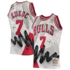 Accattivante Toni Kukoc Chicago Bulls Hardwood Classics 1995/96 Hyper Hoops Swingman Jersey White