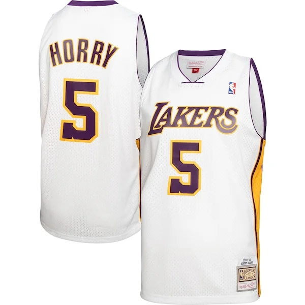 Eccezionale Gorgeous Raffinato Robert Horry Los Angeles Lakers 2001/02 Hardwood Classics Swingman Jersey White