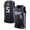 Fascinante De'Aaron Fox Sacramento Kings Nike Unisex Swingman Jersey Icon Edition Black/White