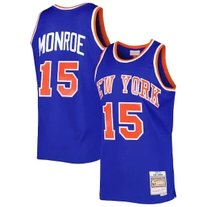 Duraturo Comodo Earl Monroe New York Knicks 2001/02 Hardwood Classics Swingman Jersey Blue