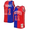 Elegante Isiah Thomas Isiah Thomas Hardwood Classics 1988/89 Split Swingman Jersey Blue/Red