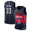 Prestigioso Resistente Kyle Kuzma Washington Wizards Jordan Brand Unisex 2024/25 Swingman Jersey Statement Edition Navy