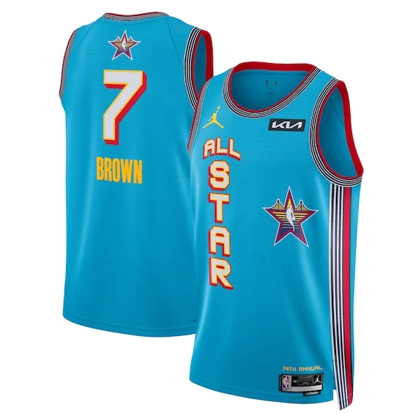 Raffinato Resistente Jaylen Brown Nike Unisex 2025 NBA All Star Game Swingman Player Jersey Light Blue