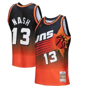 Meraviglioso Prestigioso Fantastico Steve Nash Phoenix Suns 1996/97 Hardwood Classics Fadeaway Swingman Player Jersey Orange/Black