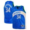 Delizioso Classico Giannis Antetokounmpo Milwaukee Bucks Nike Youth Swingman Replica Jersey City Edition Royal