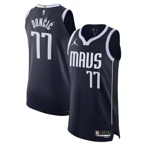 Lussuoso Bellissimo Luka Dončić Dallas Mavericks Jordan Brand Authentic Player Jersey Statement Edition Navy
