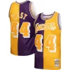 Classico Resistente Delizioso Jerry West Los Angeles Lakers Hardwood Classics 1971/72 Split Swingman Jersey Purple/Gold