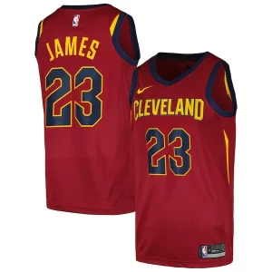 Resistente Pratico Stupendo LeBron James Cleveland Cavaliers Nike Swingman Player Jersey Icon Edition Wine