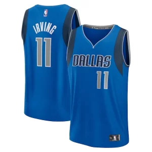 Prestigioso Accattivante Kyrie Irving Dallas Mavericks Fast Break Replica Player Jersey Icon Edition Blue