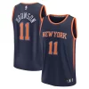 Classico Jalen Brunson New York Knicks Fast Break Replica Player Jersey Statement Edition Navy