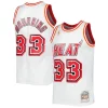 Resistente Robusto Sofisticato Alonzo Mourning Miami Heat Hardwood Classics Swingman Jersey White
