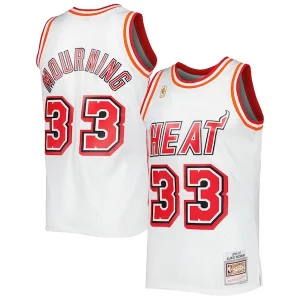 Resistente Robusto Sofisticato Alonzo Mourning Miami Heat Hardwood Classics Swingman Jersey White
