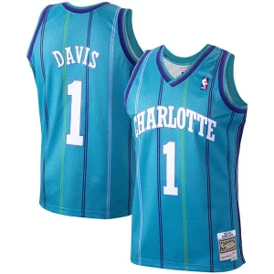 Robusto Baron Davis Charlotte Hornets 1999/00 Hardwood Classics Swingman Jersey Teal