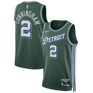 Carino Cade Cunningham Detroit Pistons Nike Unisex 2022/23 Swingman Jersey City Edition Green