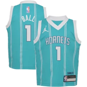 Comodo LaMelo Ball Charlotte Hornets Jordan Brand Toddler Swingman Player Jersey Icon Edition Teal