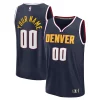 Accattivante Denver Nuggets Fast Break Custom Jersey Icon Edition Navy/Blue