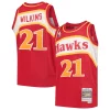 Robusto Dominique Wilkins Atlanta Hawks Youth 1986/87 Hardwood Classics Swingman Throwback Jersey Red