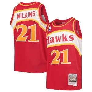 Robusto Dominique Wilkins Atlanta Hawks Youth 1986/87 Hardwood Classics Swingman Throwback Jersey Red