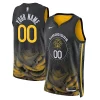 Resistente Pratico Fantastico Golden State Warriors Nike Unisex 2022/23 Swingman Custom Jersey City Edition Black