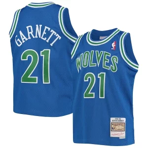 Pratico Fantastico Kevin Garnett Minnesota Timberwolves Youth 1995 96 Hardwood Classics Swingman Jersey Blue