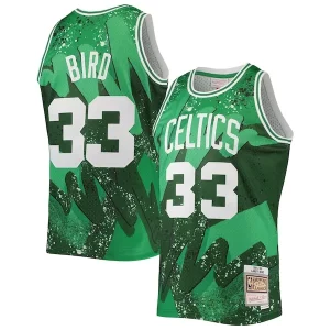Delizioso Larry Bird Boston Celtics Hardwood Classics 1985/86 Hyper Hoops Swingman Jersey Kelly Green