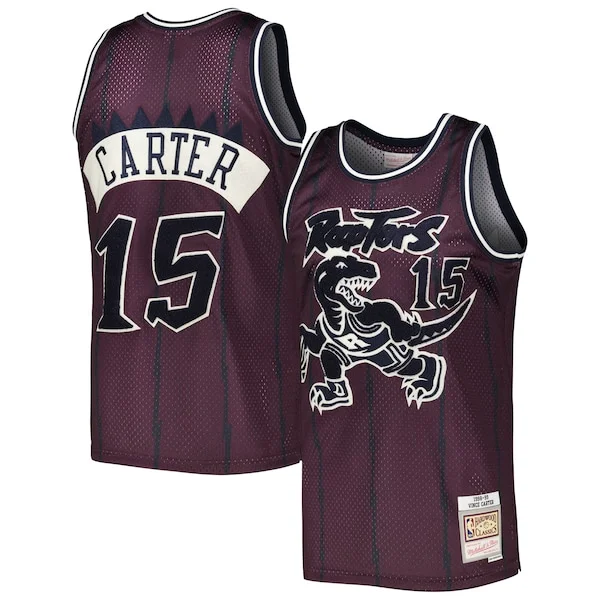 Stupendo Eccezionale Robusto Vince Carter Toronto Raptors Hardwood Classics Off Court Swingman Jersey Purple