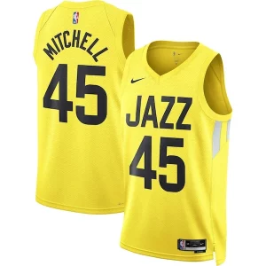 Pratico Donovan Mitchell Utah Jazz Nike Unisex Swingman Jersey Icon Edition Gold