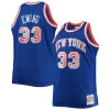 Carino Patrick Ewing New York Knicks Big & Tall 1991/92 NBA 75th Anniversary Diamond Swingman Jersey Blue