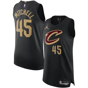 Elegante Carino Donovan Mitchell Cleveland Cavaliers Jordan Brand Authentic Player Jersey Statement Edition Black
