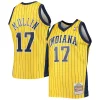 Gorgeous Accattivante Chris Mullin Indiana Pacers 1999/00 Hardwood Classics Swingman Jersey Gold