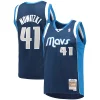Trendy Cool Resistente Dirk Nowitzki Dallas Mavericks 2011/12 Hardwood Classics Swingman Jersey Navy