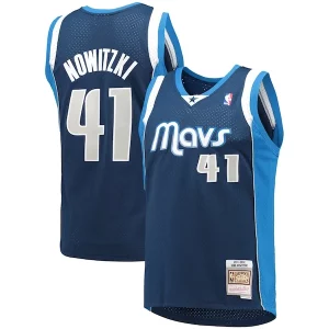 Trendy Cool Resistente Dirk Nowitzki Dallas Mavericks 2011/12 Hardwood Classics Swingman Jersey Navy