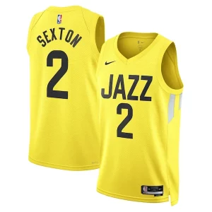 Lussuoso Collin Sexton Utah Jazz Nike Unisex Swingman Jersey Icon Edition Gold
