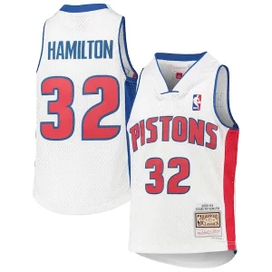 Bellissimo Raffinato Pratico Richard Hamilton Detroit Pistons Youth 2003/04 Hardwood Classics Swingman Jersey White