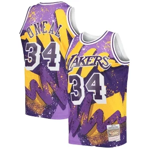 Cool Resistente Stupendo Shaquille O'Neal Los Angeles Lakers Hardwood Classics 1996/97 Hyper Hoops Swingman Jersey Purple